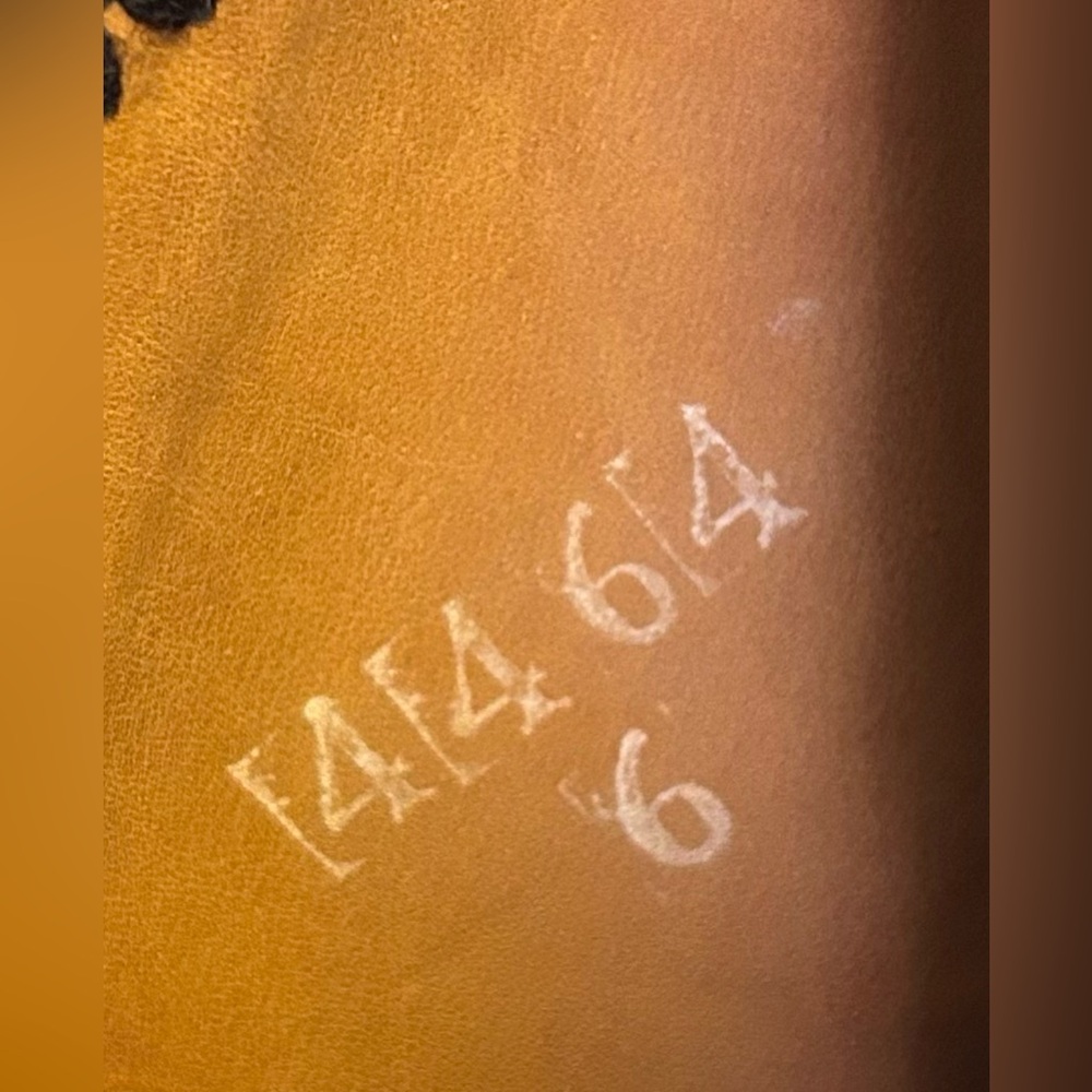 VTG 70s Saks Fifth Avenue Patchwork Suede Maxi Skirt Boho Hippie Chevron Small - Picture 13 of 16